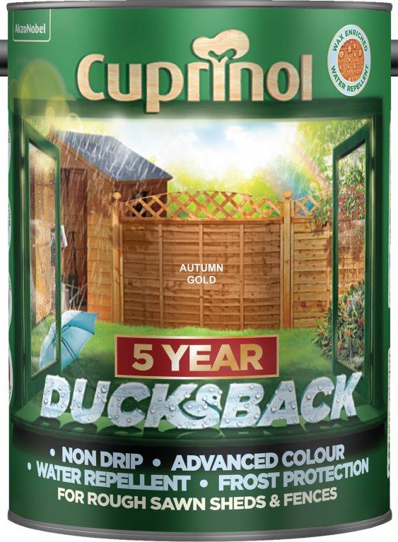 Cuprinol Ducks Back Waterproofer - Autumn Gold